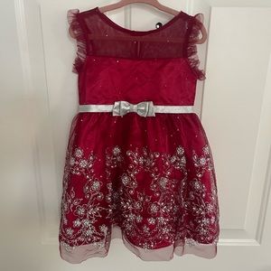 Maroon Fancy Girls Dress